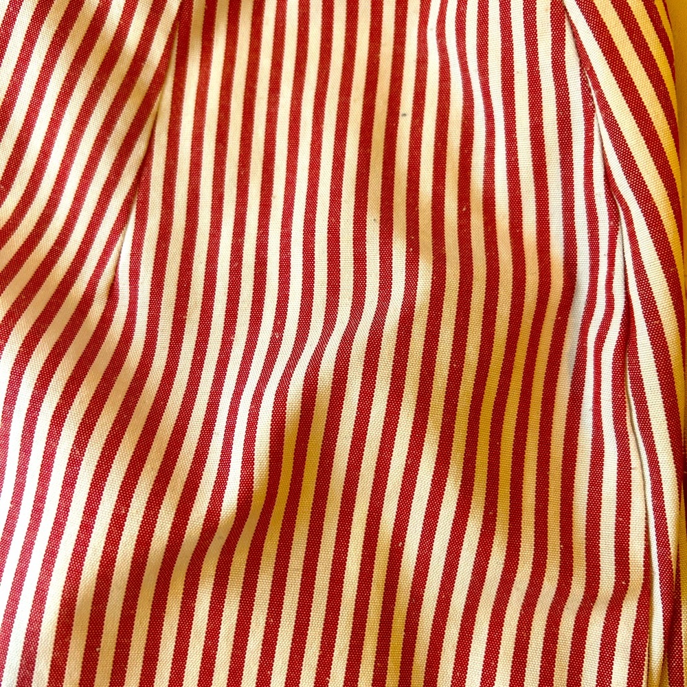 Wayf Asymmetrical Pinstripe Ruffled Skirt Size S - Picture 3 of 10
